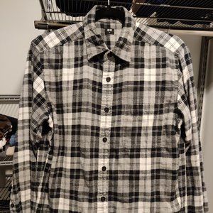 Uniqlo Flannel Checked Long-Sleeve Shirt